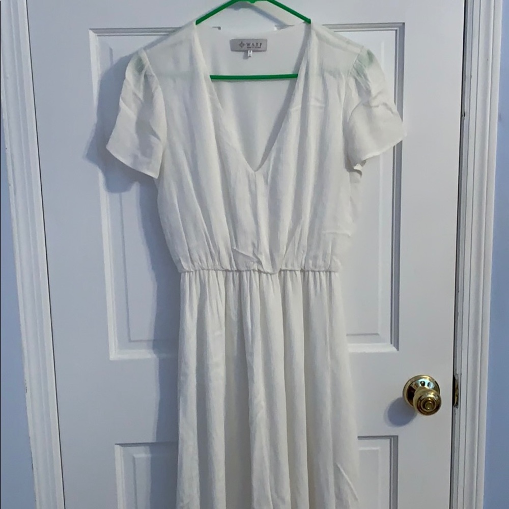 White Midi Dress